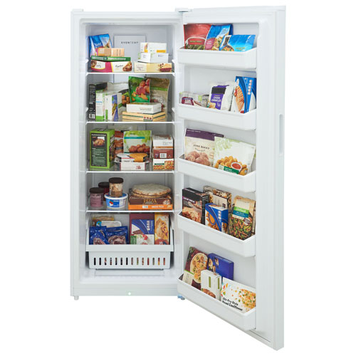 Congélateur vertical sans givre de 16 pi³ de Frigidaire (FFUE1626AW) - Blanc