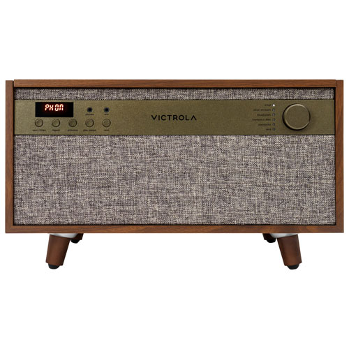 Victrola Century 6-in-1 Belt Drive Turntable & Music Center - Walnut