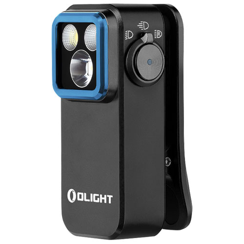 Lampe de poche à pince Pro d'Olight - 500 lumens - Noir