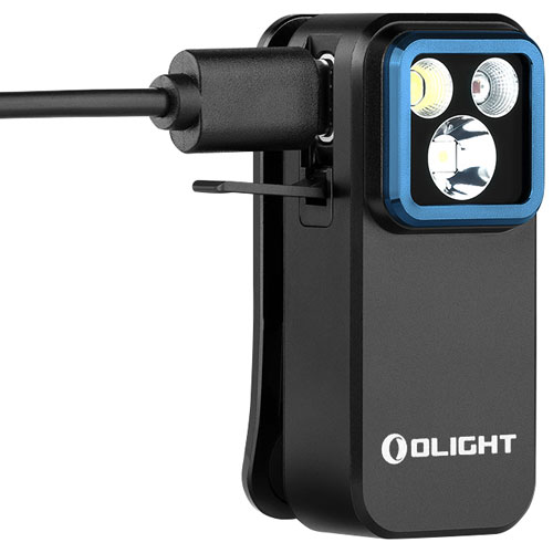 Lampe de poche à pince Pro d'Olight - 500 lumens - Noir