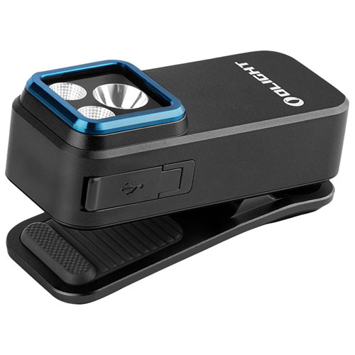 Lampe de poche à pince Pro d'Olight - 500 lumens - Noir
