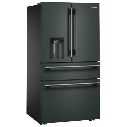 KitchenAid 36" 28.7 Cu. Ft. French Door Refrigerator with Water & Ice Dispenser - Juniper