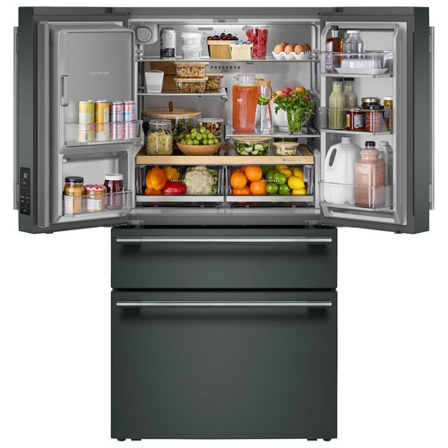 KitchenAid 36" 28.7 Cu. Ft. French Door Refrigerator with Water & Ice Dispenser - Juniper