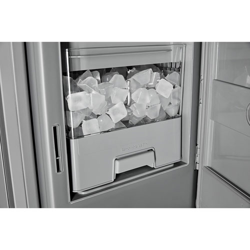 Réfrigérateur à deux portes 28,7 pi³ 36 po avec distributeur d'eau et de glaçons de KitchenAid - Acier inoxydable PrintShield