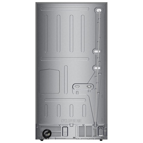 Réfrigérateur à deux portes 28,7 pi³ 36 po avec distributeur d'eau et de glaçons de KitchenAid - Acier inoxydable PrintShield