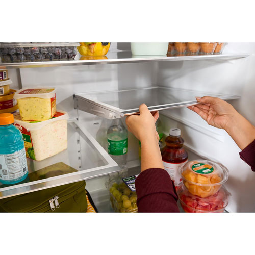 Whirlpool 36" 29.8 Cu Ft French Door Refrigerator w/ Water Dispenser - Print Resist Black SS