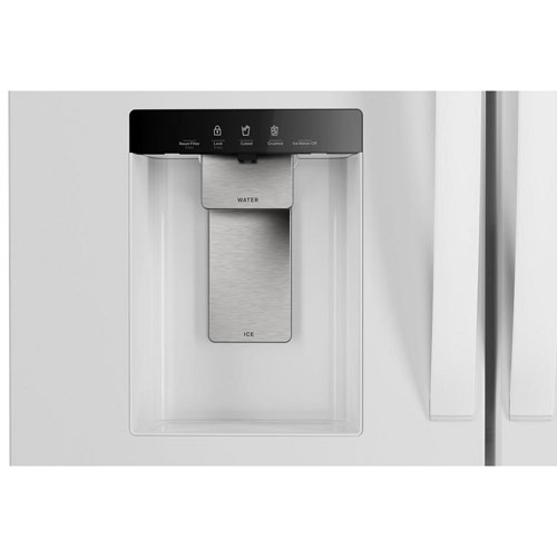 Réfrigérateur à deux portes 28,9 pi³ et 36 po avec distributeur d'eau et de glaçons de Whirlpool - Blanc