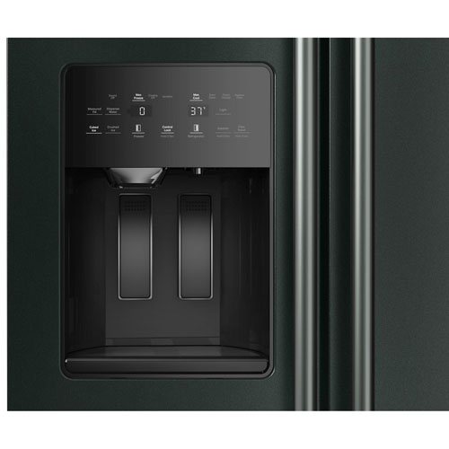 Réfrigérateur à congélateur juxtaposé 36 po 20,9 pi³ avec distributeur d'eau et de glaçons de KitchenAid - Genévrier