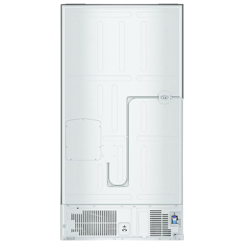 Réfrigérateur à deux portes 24,3 pi³ 36 po avec distributeur d'eau de Whirlpool - Acier inoxydable résistant aux traces de doigts