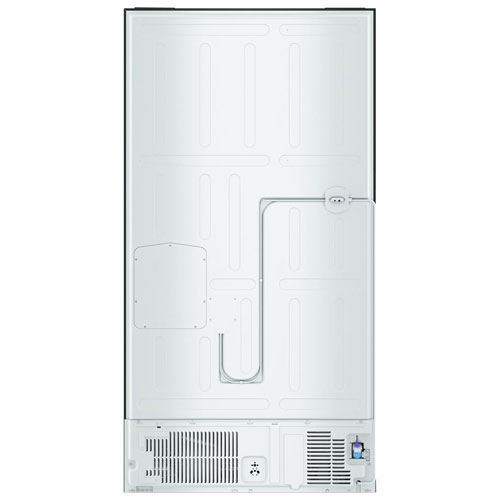 Réfrigérateur à deux portes 24,3 pi³ 36 po avec distributeur d'eau de Whirlpool - Fini acier inoxydable noir