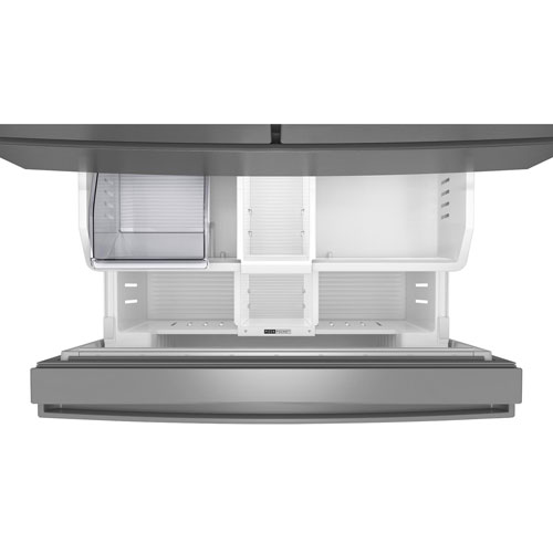 Réfrigérateur à deux portes 29,8 pi³ et 36 po avec distributeur d'eau de Whirlpool - Inox résistant aux traces de doigts