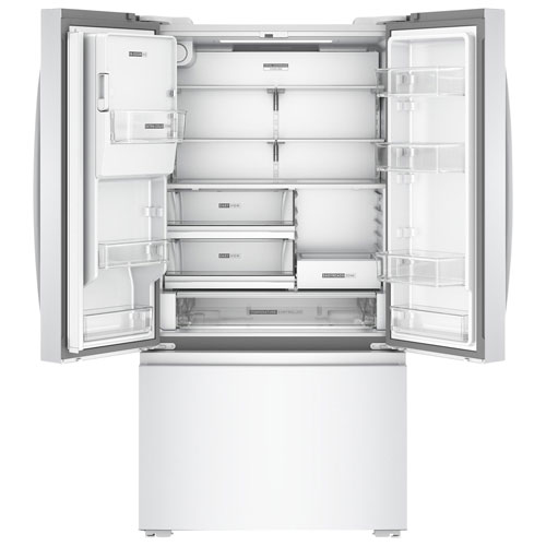 Whirlpool 36" 23.4 Cu. Ft. French Door Refrigerator with Water & Ice Dispenser - White
