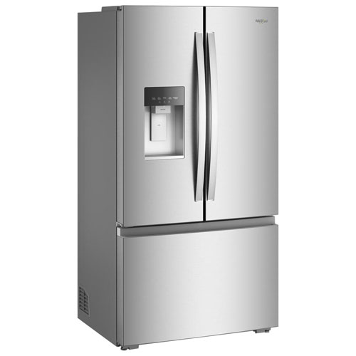 Whirlpool 36" 23.4 Cu Ft French Door Refrigerator w/ Water & Ice Dispenser - Stainless