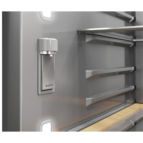 Réfrigérateur à deux portes 29,5 pi³ 36 po avec distributeur d'eau et de glaçons de KitchenAid - Acier inoxydable PrintShield