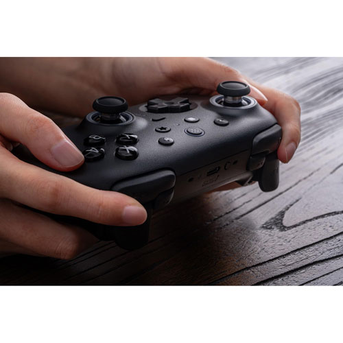 Manette Bluetooth Ultimate 2 de 8BitDo pour Switch/Switch 2/Windows/Android/iOS - Noir