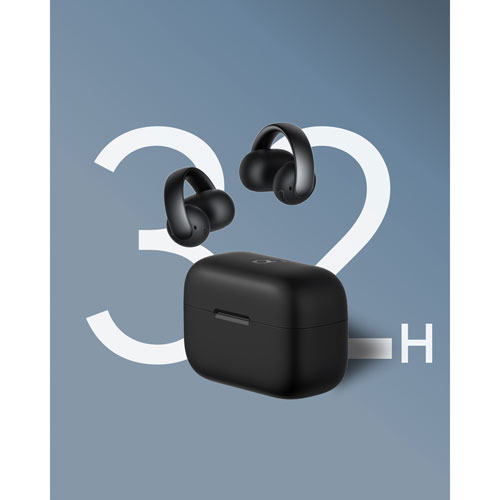 Écouteurs 100 % sans fil AeroClip de Soundcore by Anker - Noir