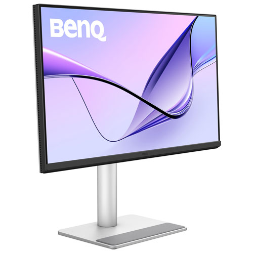 Moniteur DEL IPS Ultra HD 4K 60 Hz de 27 po avec temps de réponse de 5 ms gris à gris de BenQ pour MacBook - Argenté