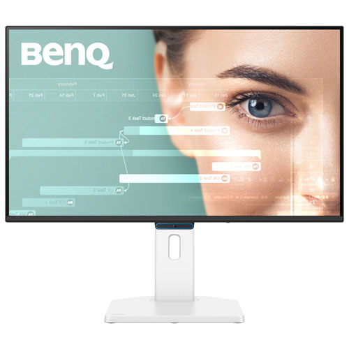 Moniteur DEL IPS HD intégrale 144 Hz de 27 po de BenQ avec temps de réponse gris à gris de 5 ms - Blanc