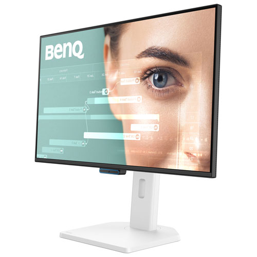 Moniteur DEL IPS HD intégrale 144 Hz de 27 po de BenQ avec temps de réponse gris à gris de 5 ms - Blanc
