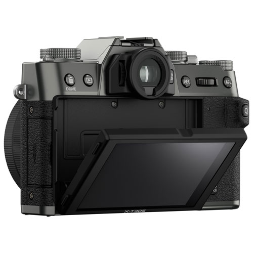 Appareil photo sans miroir X-T30 III de Fujifilm avec objectif 13-33 mm - Anthracite/Argenté