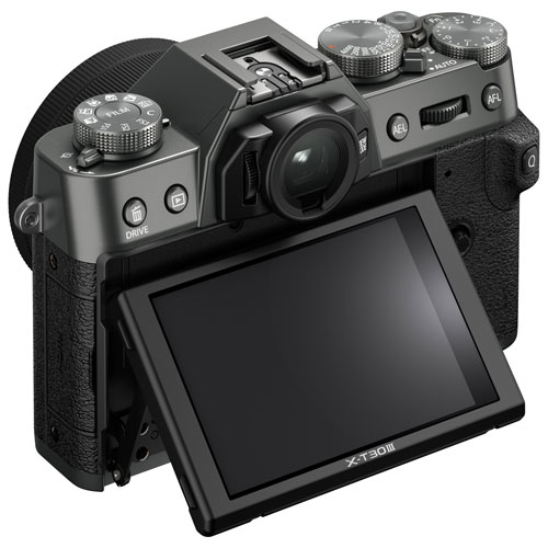 Appareil photo sans miroir X-T30 III de Fujifilm avec objectif 13-33 mm - Anthracite/Argenté