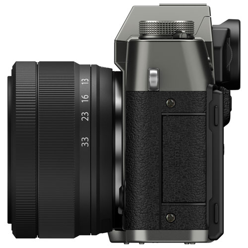 Appareil photo sans miroir X-T30 III de Fujifilm avec objectif 13-33 mm - Anthracite/Argenté