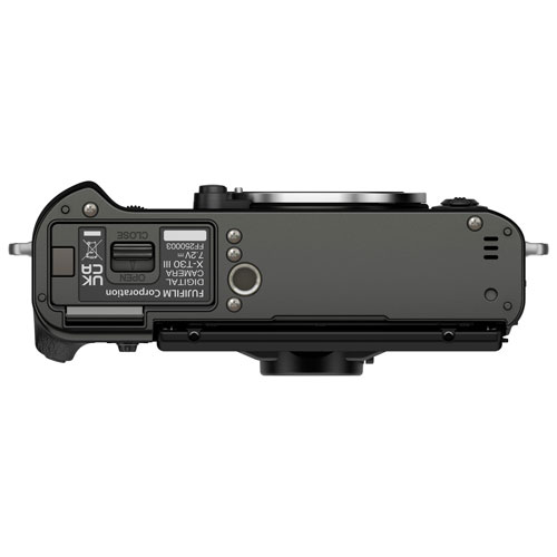 Appareil photo sans miroir X-T30 III de Fujifilm avec objectif 13-33 mm - Anthracite/Argenté