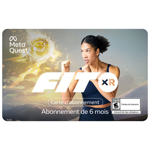 Carte-cadeau Meta Quest - Abonnement de 6 mois à FitXR - Téléchargement numérique