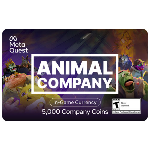 Meta Quest Gift Card - Animal Company 5000 Coins - Digital Download