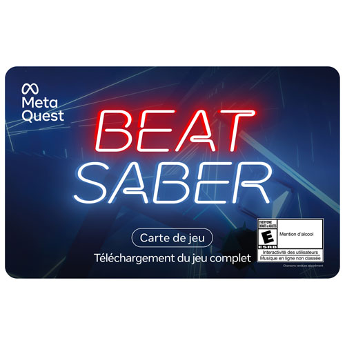 Carte-cadeau Meta Quest - Beat Saber - Téléchargement numérique