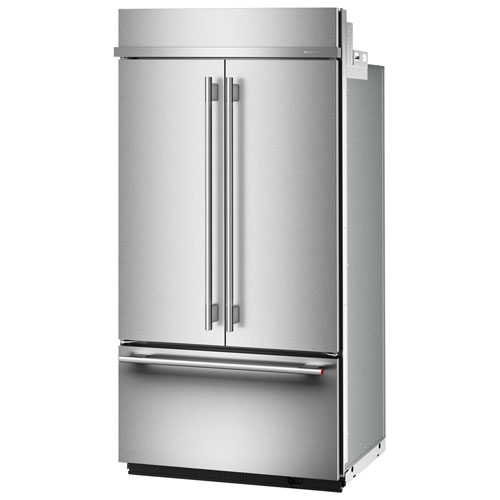 Réfrigérateur à deux portes 24,2 pi³ 42 po de KitchenAid - Acier inoxydable avec fini PrintShield