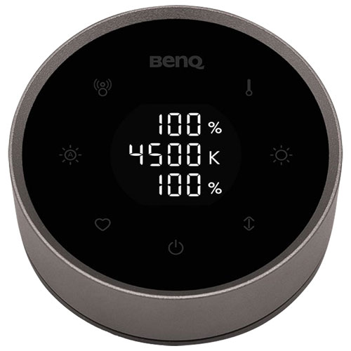 BenQ ScreenBar Halo 2 LED Monitor Light Bar with Remote Control - Dark Grey