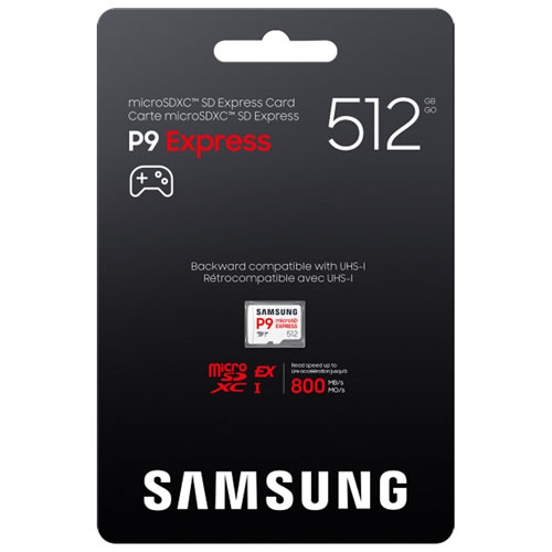 Samsung P9 Express 512GB 800MB/s MicroSDXC Memory Card