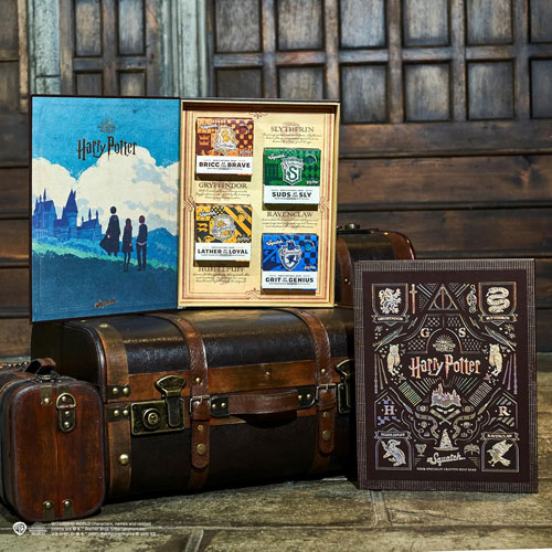 Coffret de collection en édition limitée de pains de savon naturels Harry Potter pour hommes de Dr. Squatch