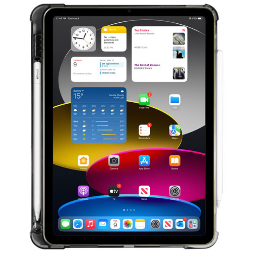 Étui folio mince Vibrance de LOGiiX pour iPad de 10,9 po - Noir