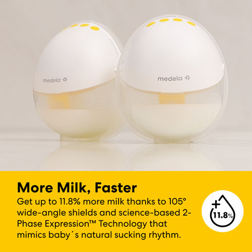 Tire-lait électrique portable Motion InBra de Medela