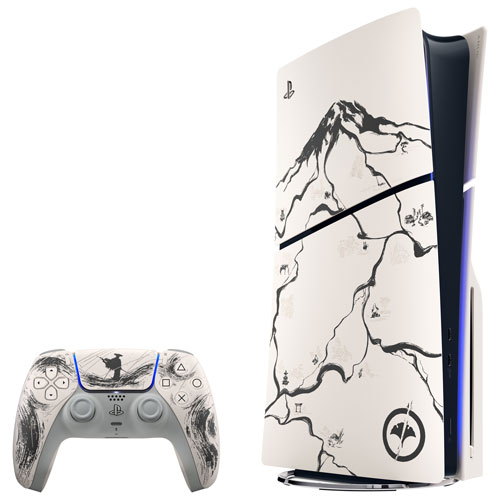 Ensemble PlayStation 5 et Ghost of Yōtei édition limitée noire