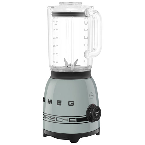 Smeg x Porsche 50's Style 1.5L 600-Watt Countertop Blender - Shade Green - Exclusive Retail Partner