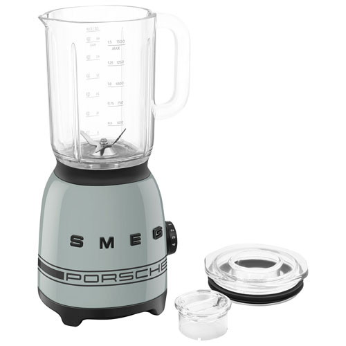 Smeg x Porsche 50's Style 1.5L 600-Watt Countertop Blender - Shade Green - Exclusive Retail Partner