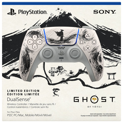 PlayStation 5 DualSense Wireless Controller - Ghost of Yōtei Black Limited Edition