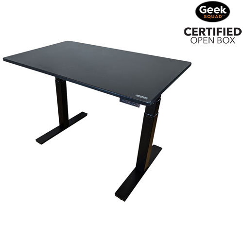 Open Box - Uncaged Rise Up Ergonomics 60" Electric Height Adjustable Sit-Stand Desk - Black