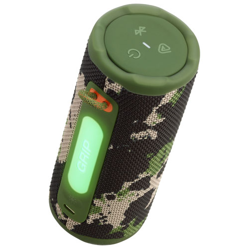 Haut-parleur sans fil Bluetooth résistant aux éclaboussures Grip de JBL - Camouflage