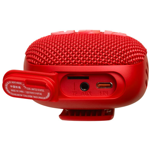 JBL Wind 3 Splashproof Bluetooth Wireless Speaker - Red