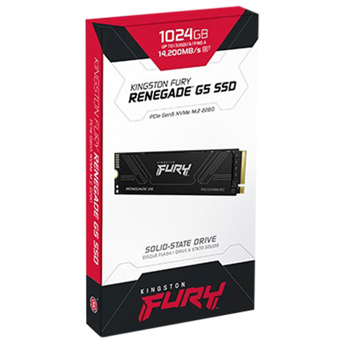Kingston 1TB PCIe 5.0 NVMe M.2 Internal Solid State Drive (SFYR2S
