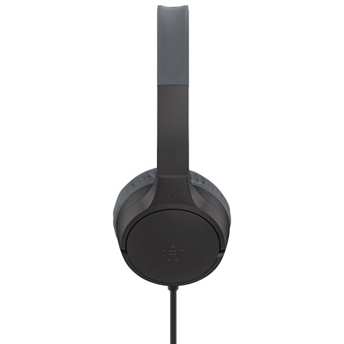 Belkin SoundForm Mini Over-Ear Noise Cancelling Wired Kids Headphones - Black