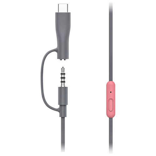 Casque d'écoute avec fil à suppression du bruit pour enfants SoundForm Mini de Belkin - Rose