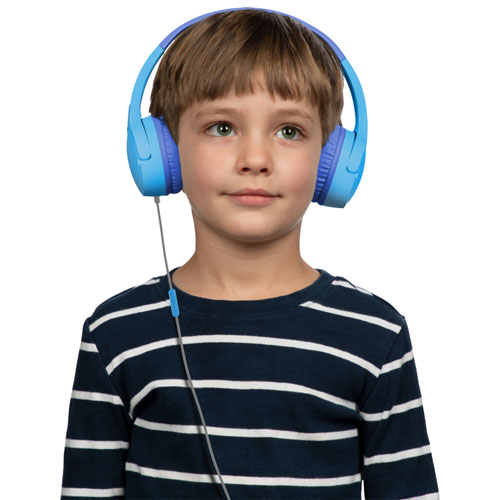 Belkin SoundForm Mini Over-Ear Noise Cancelling Wired Kids Headphones - Blue