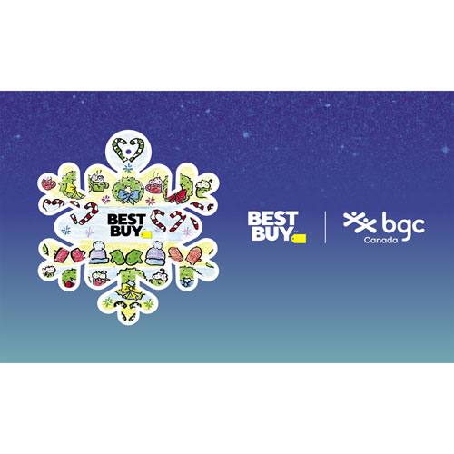 Carte-cadeau des Fêtes BGC de Best Buy - 250 $