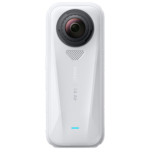 Ensemble avec caméra de sport étanche 8K 360° X4 Air d'Insta360 - Blanc arctique