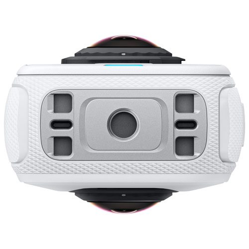 Ensemble avec caméra de sport étanche 8K 360° X4 Air d'Insta360 - Blanc arctique